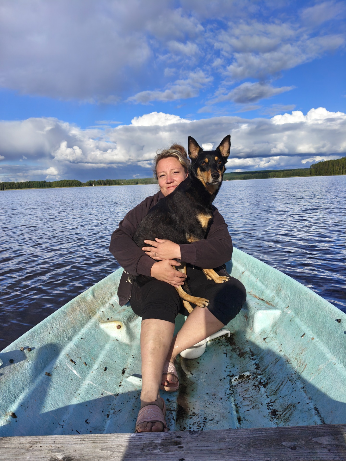 Minä ja kelpie Saana